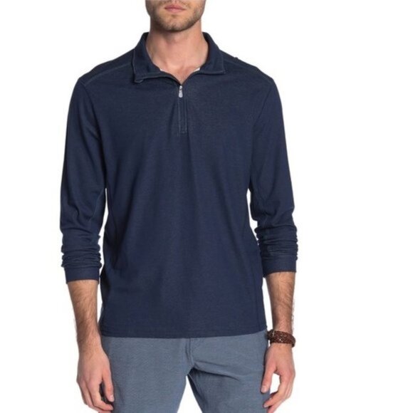 Tommy Bahama Paradise Valley Half Zip Pullover - Picture 1 of 5